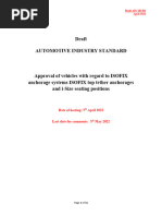 ISOFIX Standards for Vehicle Approval | PDF | Seat Belt | Airbag