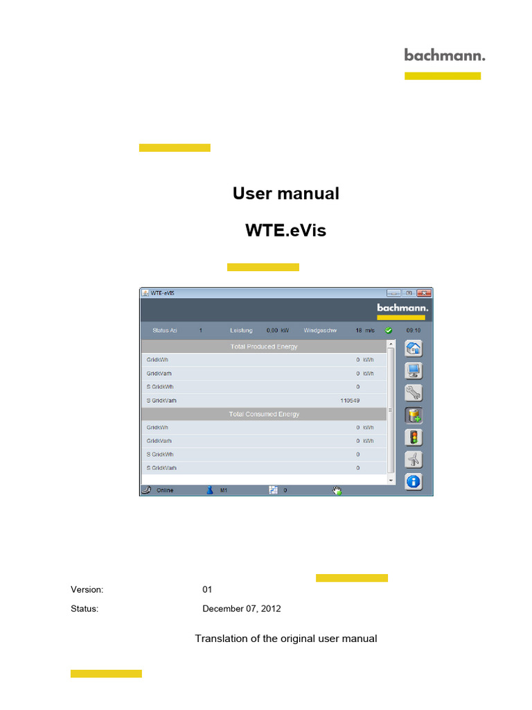 User Manual WTE EVis en | PDF