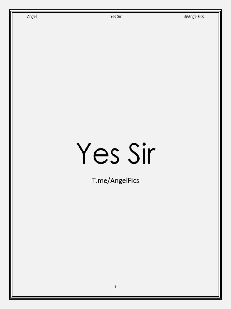 Yes Sir Id7c | PDF