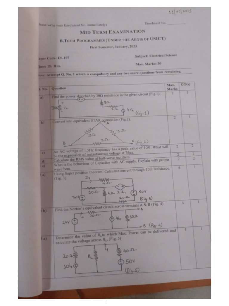 End Term Examination Es | PDF