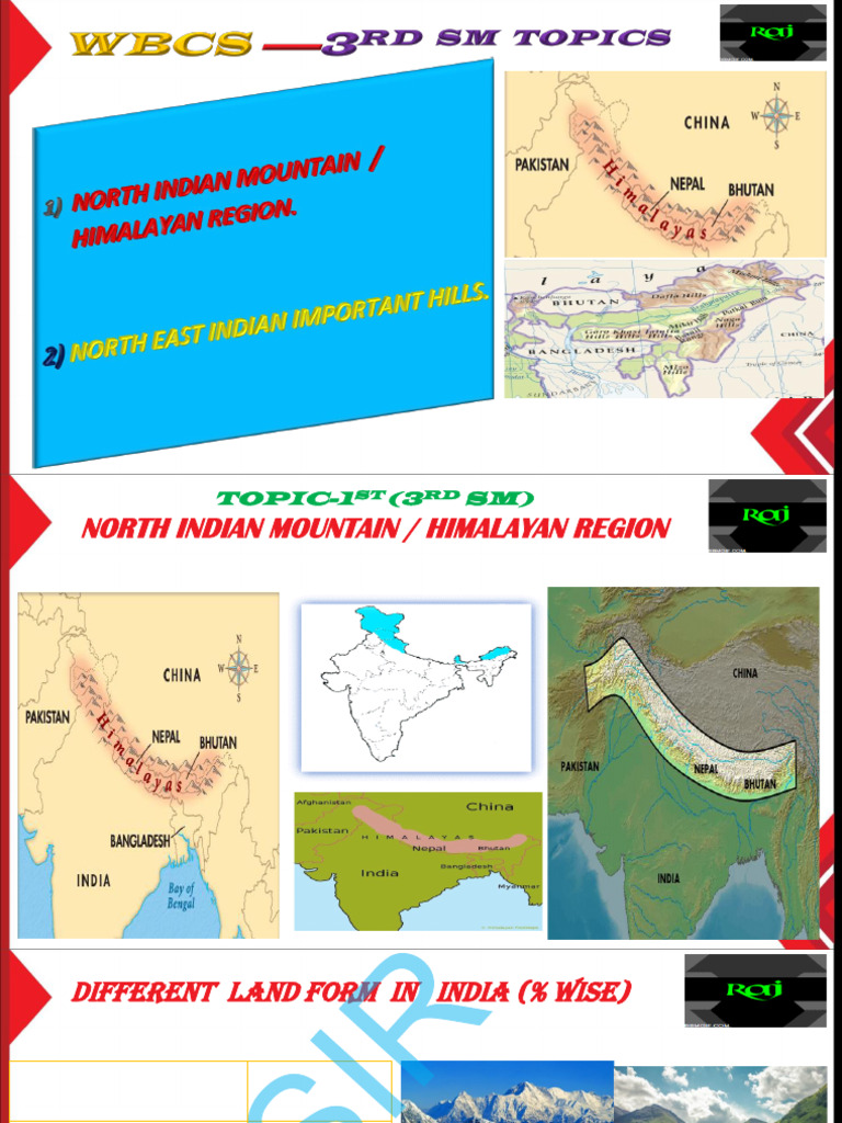3rd SM - (Himalayas & Ne Indian Hills) PDF | PDF | Himalayas | Earth ...