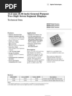 1 Datasheet Led 7 Segmentos | PDF