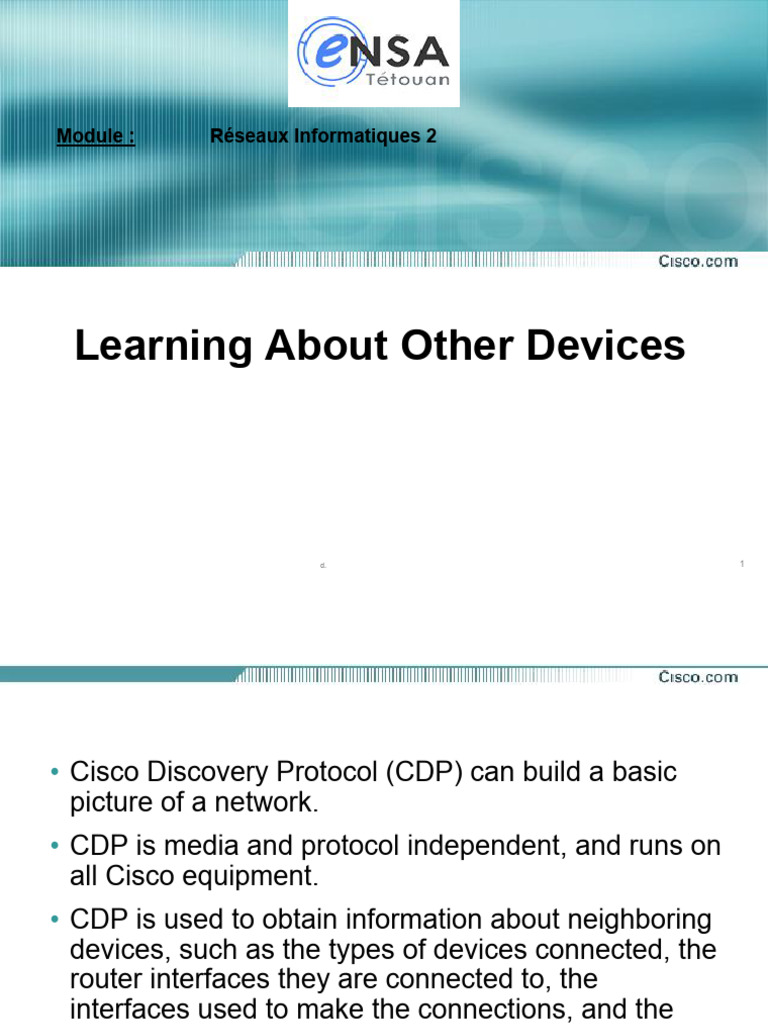 C05 (En) (Learning About Other Devices CDP) | PDF | Computer Standards ...