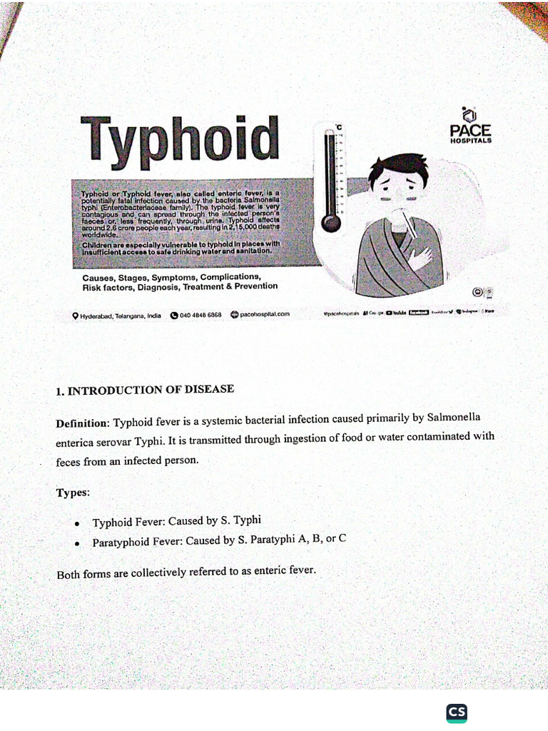 Typhoid | PDF