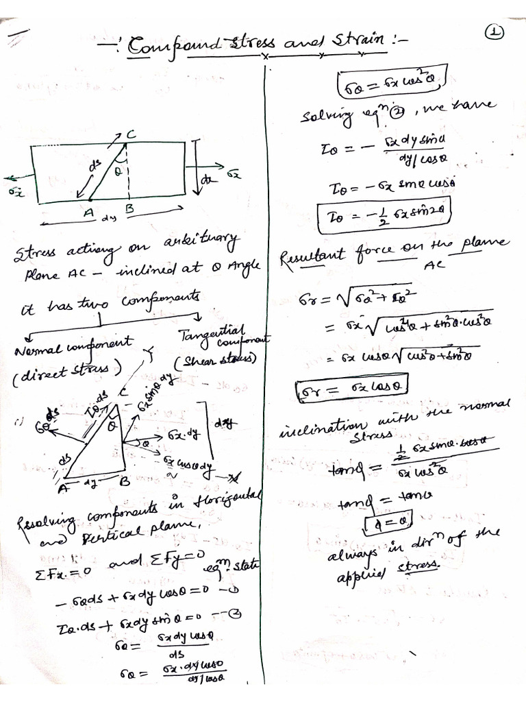 Class Notes 2 Unit1 | PDF