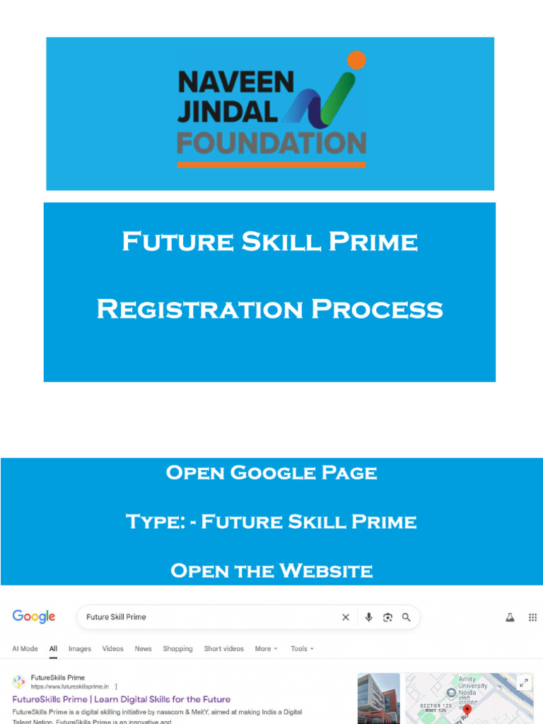 Future Skill Prime Registration Process | PDF
