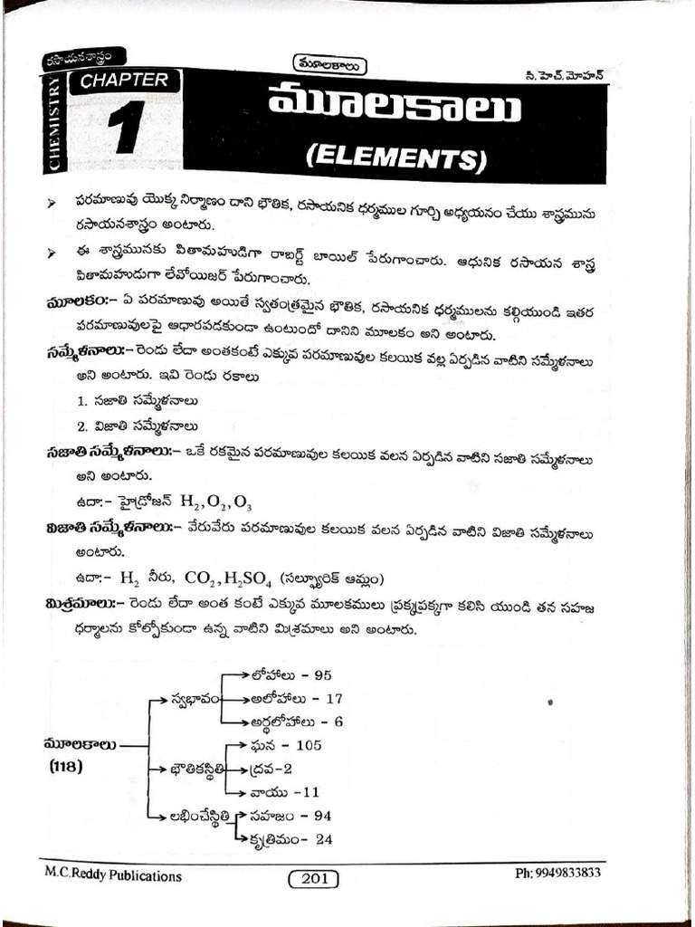 Chemistry (MC Reddy) | PDF