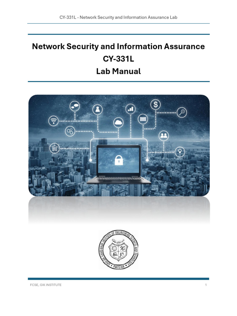 CY331 - Network Security and Information Assurance Lab Manual | PDF ...