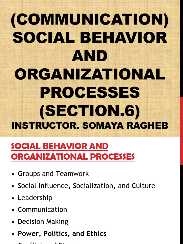 Communication - Section 6 PDF | PDF | Power (Social And Political ...
