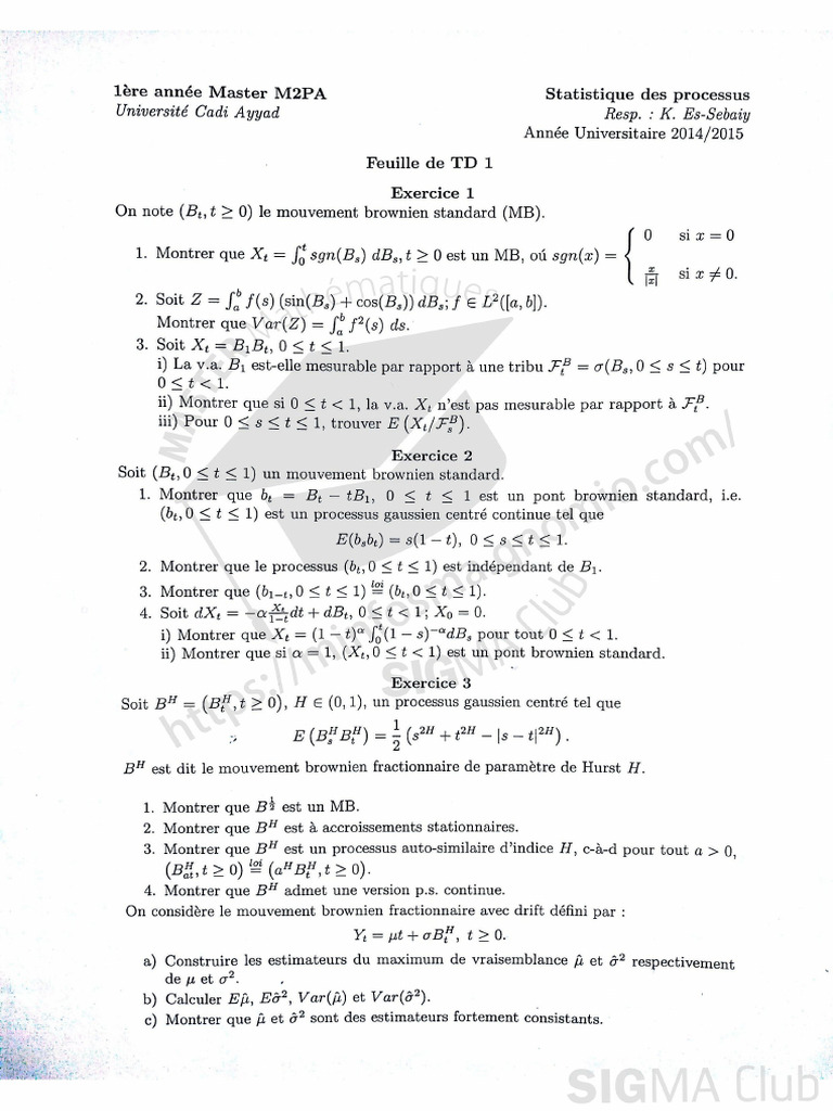 TD 1 | PDF