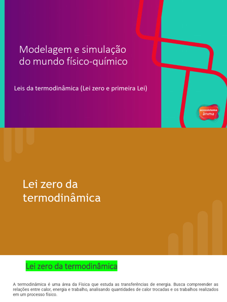 Aula 07 MMFQ Lei 0 e Primeira Lei Da Termodinamica - Alunos | PDF ...