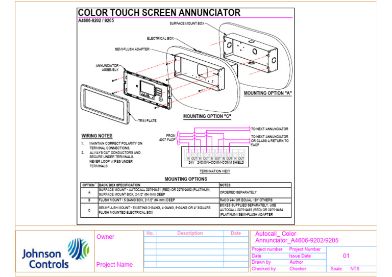 Autocall Color Annunciator A4606 | PDF | Electrical Engineering ...