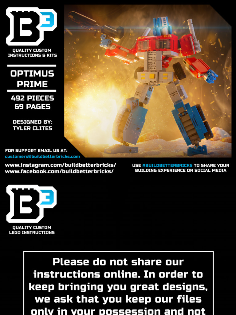 Instructions Lego Prime | PDF
