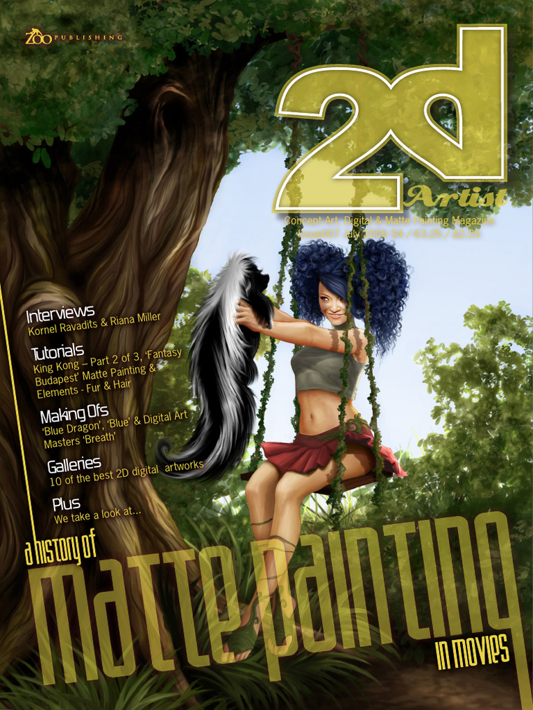 2D Magazine - Matte Painting In Movies Part 1 | PDF | Camera | Texture ...