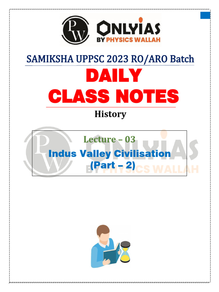 History 03 - Daily Class Notes (English) | PDF