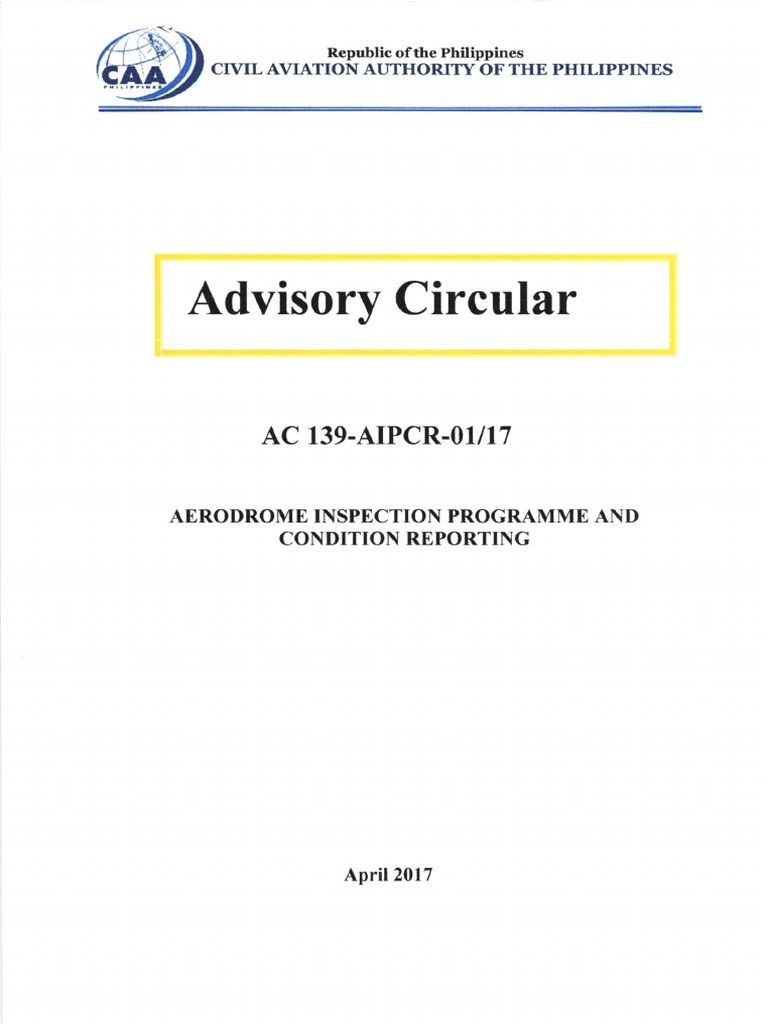 Ac 139 Aipcr | PDF | Airport | Foreign Object Damage