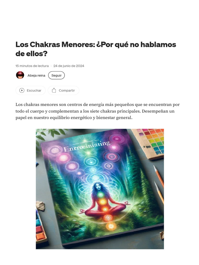 Los Chakras Menores | PDF | Chakra | Las emociones