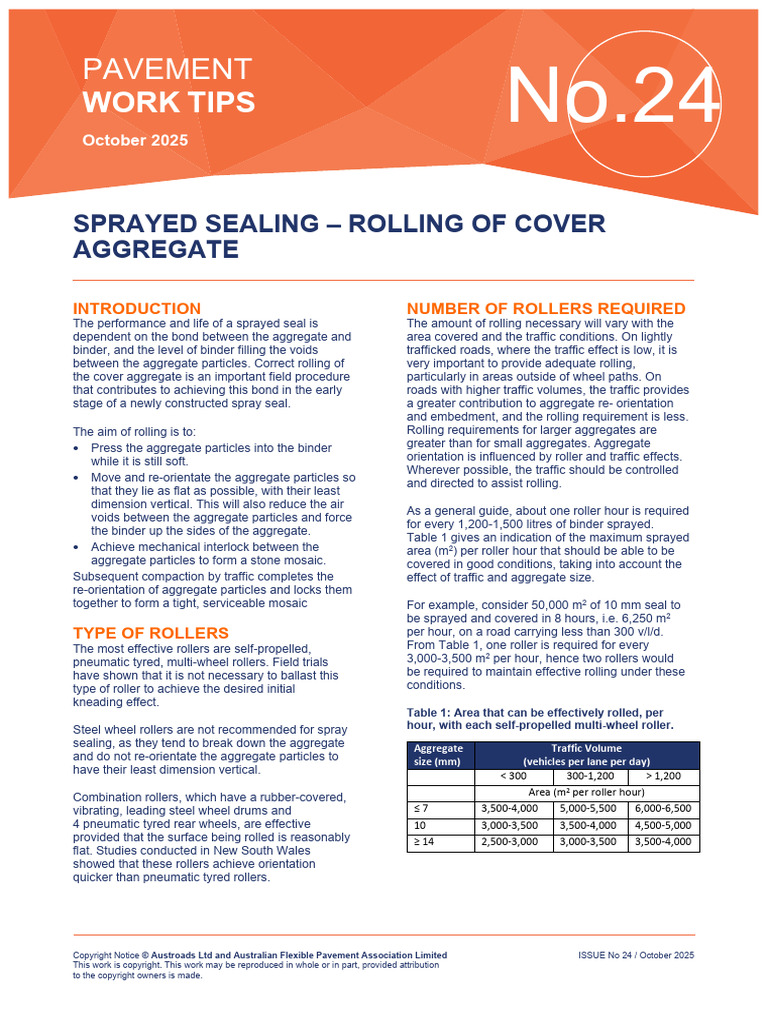 AP-PWT24-25_WorkTip24_Sprayed_Sealing_Rolling_of_Cover_Aggregate | PDF ...