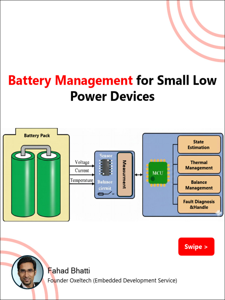 Battery Management For Small Low Power Devices | PDF | Battery Charger ...