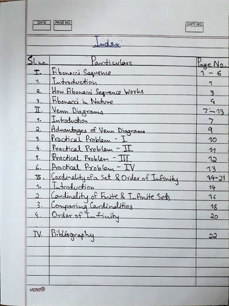 Applied Maths Project File | PDF