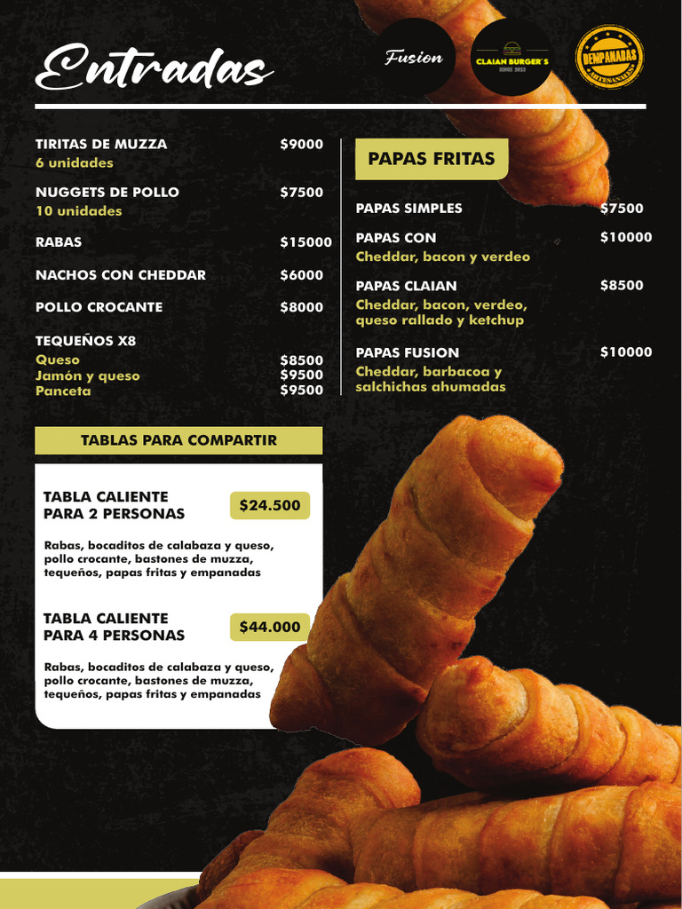 Menu Fusion | PDF | Tocino | Pizza