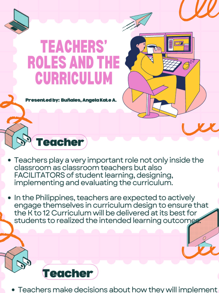 Teachers Roles in Curriculum Development | PDF | Curriculum | Teachers