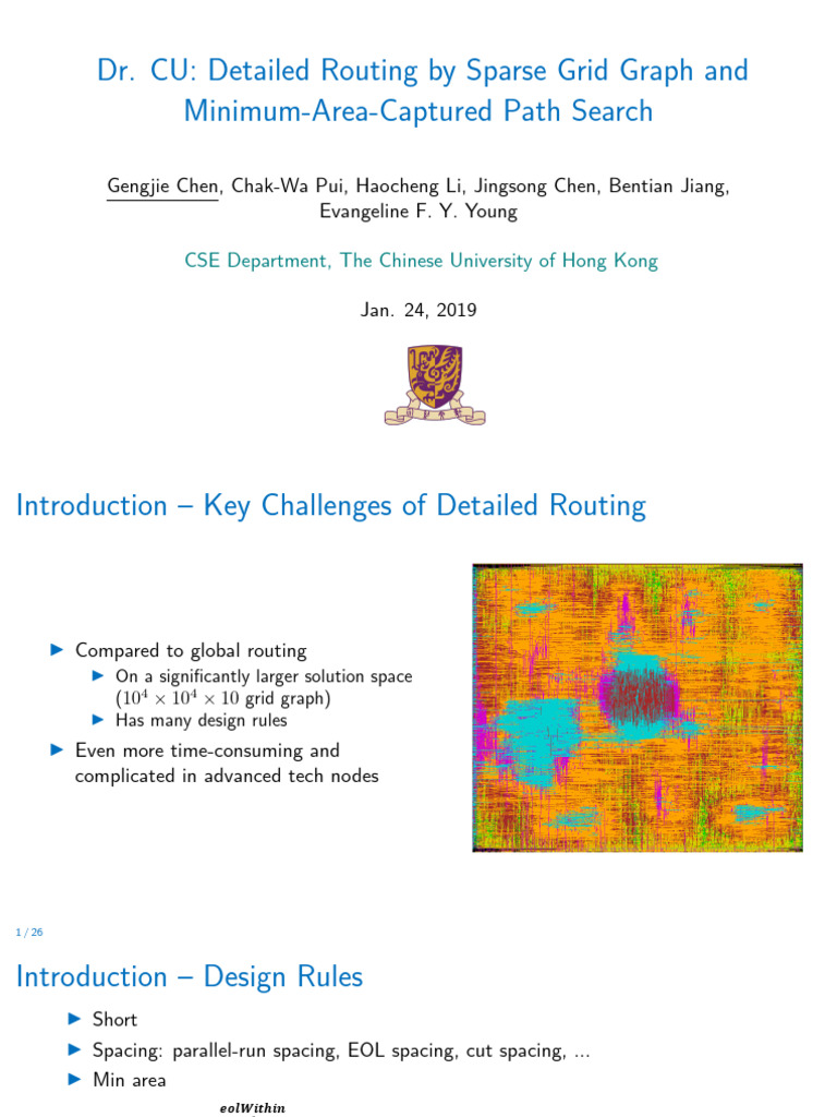 Aspdac19 Drcu Slides | PDF | Routing | Vertex (Graph Theory)