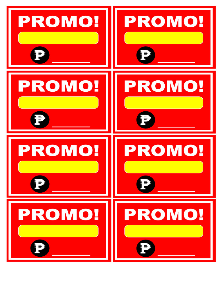 Promo Layout | PDF