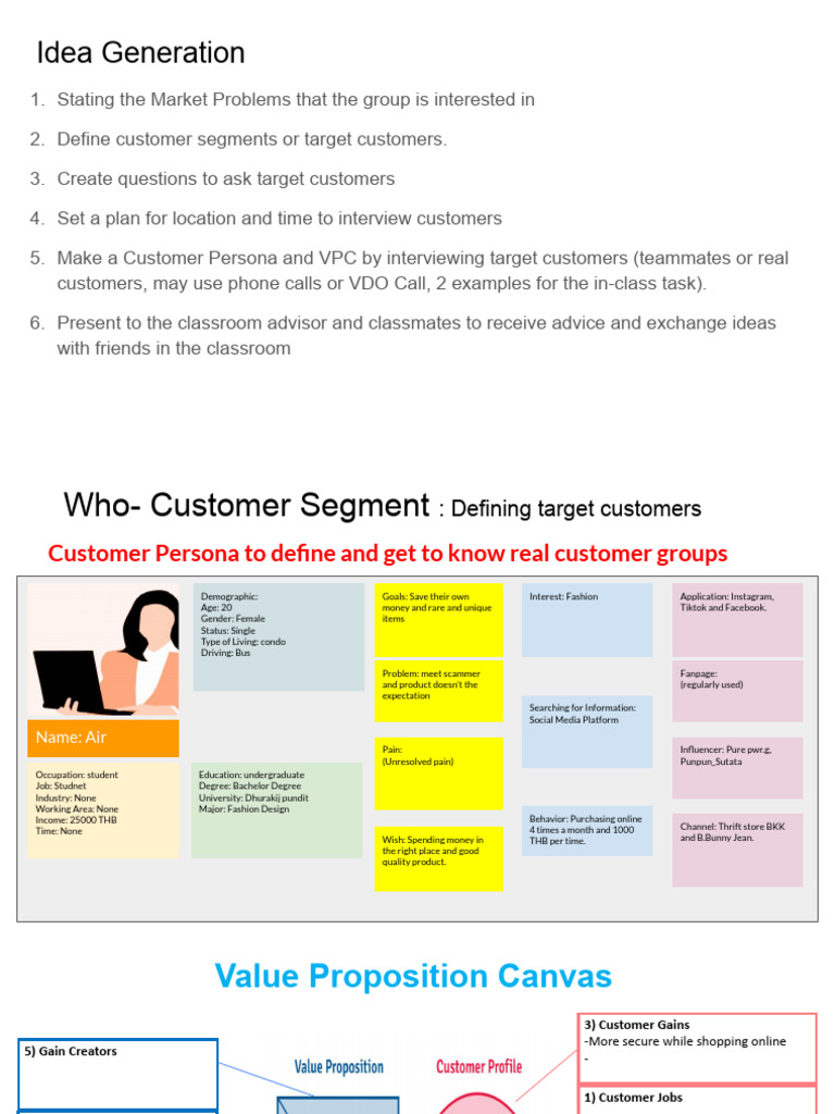 Idea Generation and Plan | PDF