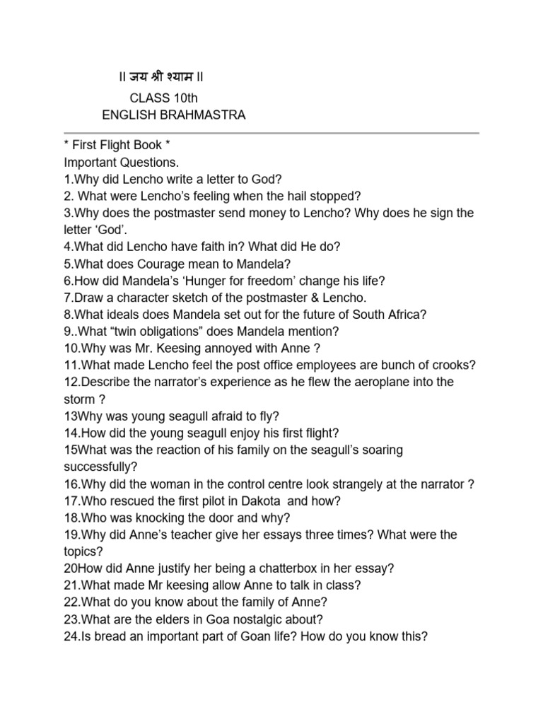 10th English Update Brahmastra | PDF | Grammatical Number | Plural