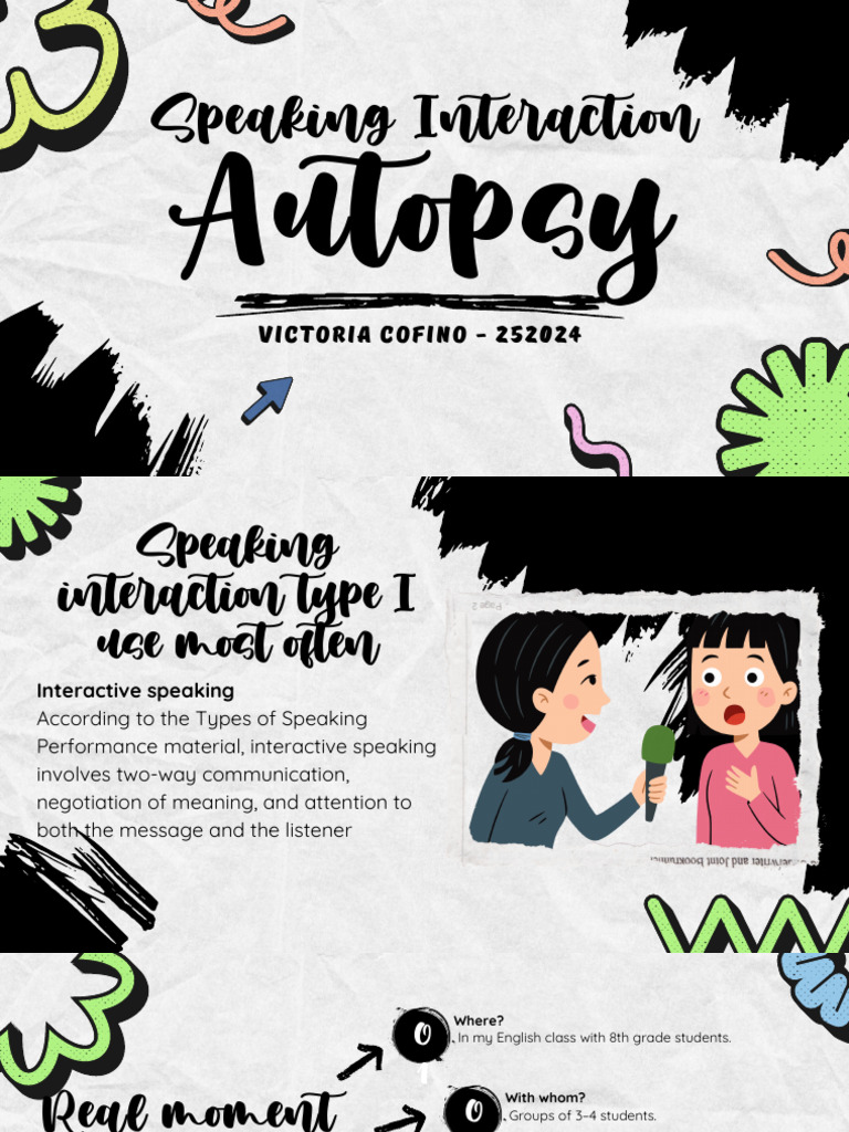 Speaking Interaction Autopsy Victoria Cofiño 252024 | PDF ...