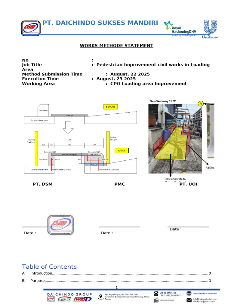 WMS Structure Concrete Work CPO Loading | PDF | Quality Assurance ...