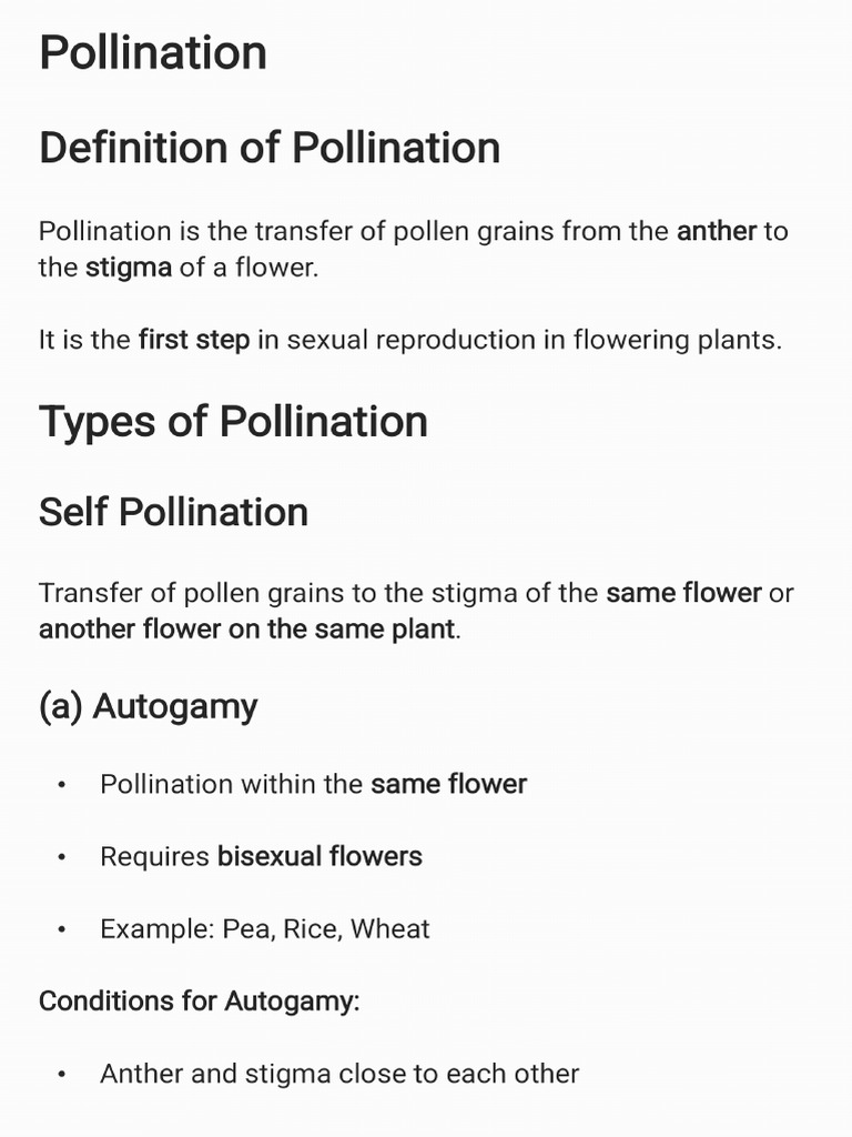 Pollination | PDF