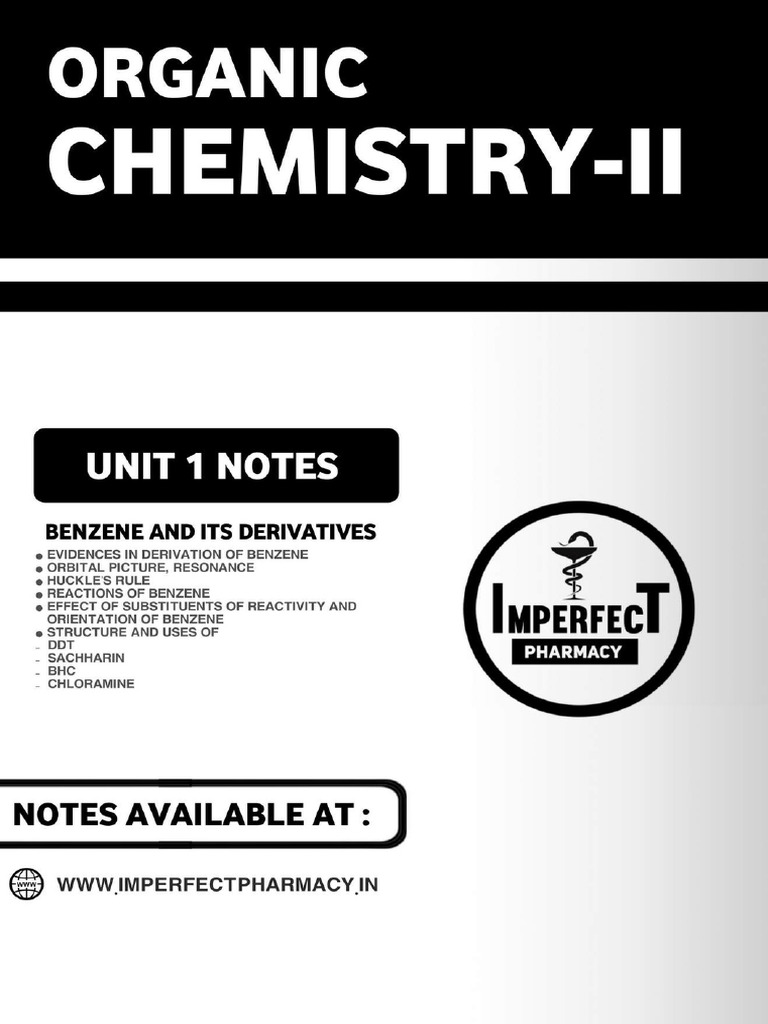 UNIT 1 Pharmaceutical Organic Chemistry LL Compressed - PDF 20260122 ...