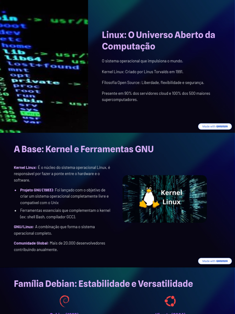 Linux O Universo Aberto Da Computacao | PDF | Linux | Gnu