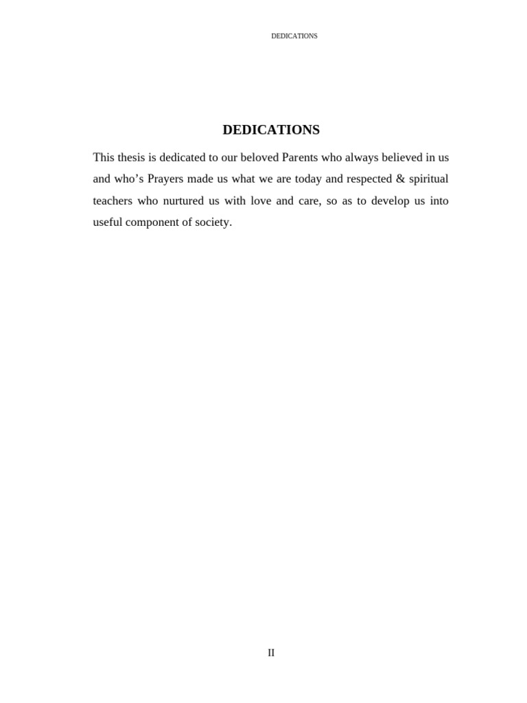 3 Dedication | PDF
