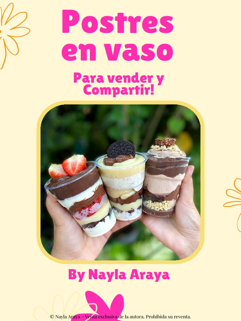 POSTRES EN VASO by Nayla Araya | PDF