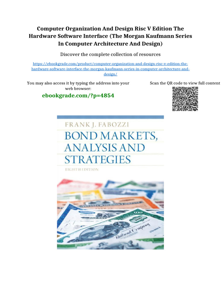 Computer Organization and Design RISC V Edition The Hardware Software ...
