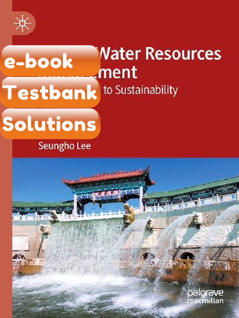 eBook & Testbank Chinas Water Resources Management Long March to ...