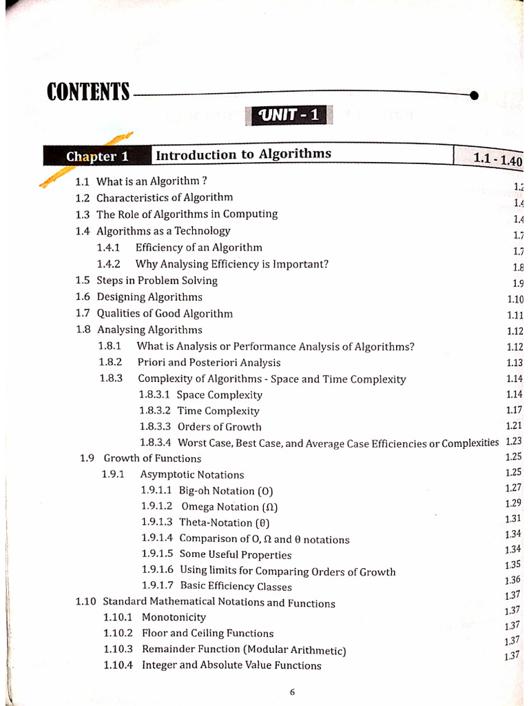 1st BCA Contents | PDF