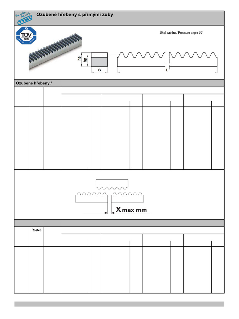 Spur Gear Racks | PDF