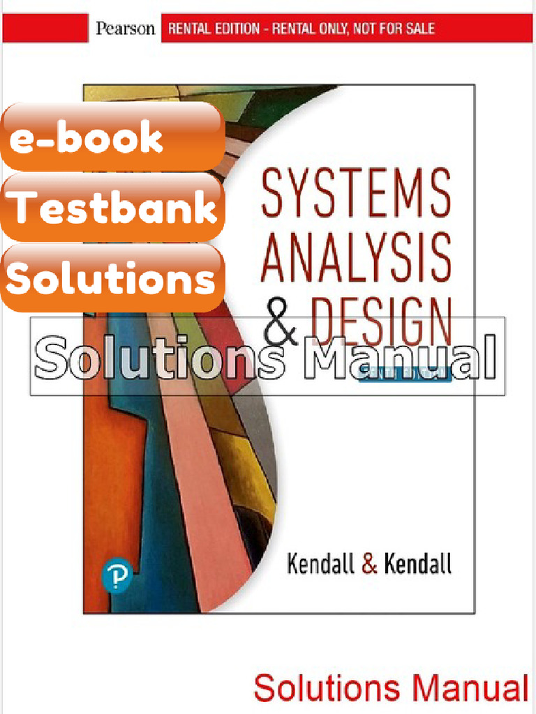 Systems Analysis and Design 10th Edition Kendall Ebook & Testbank | PDF ...
