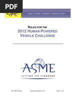 Rulebook Asme HPVC PDF