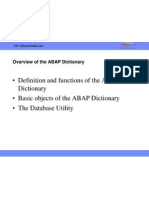 ABAP Discionary