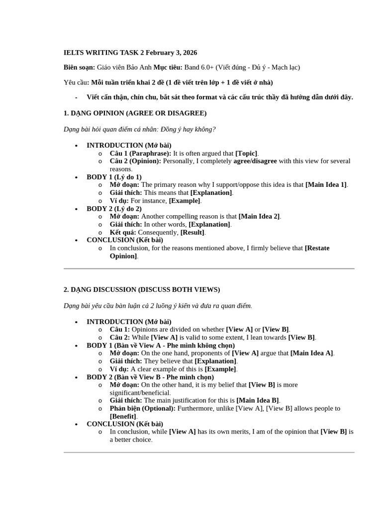 Writing Task 2 Feb 2026 | PDF