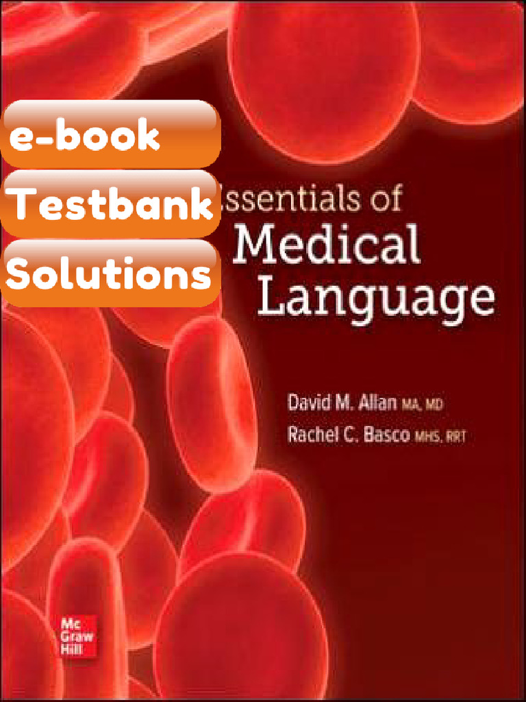 Essentials of Medical Language 4th Edition Allan Ebook & Testbank | PDF ...