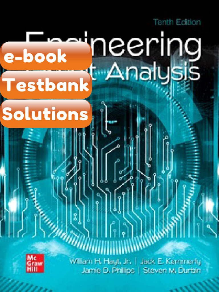Engineering Circuit Analysis 10th Edition Hayt Ebook & Testbank | PDF ...