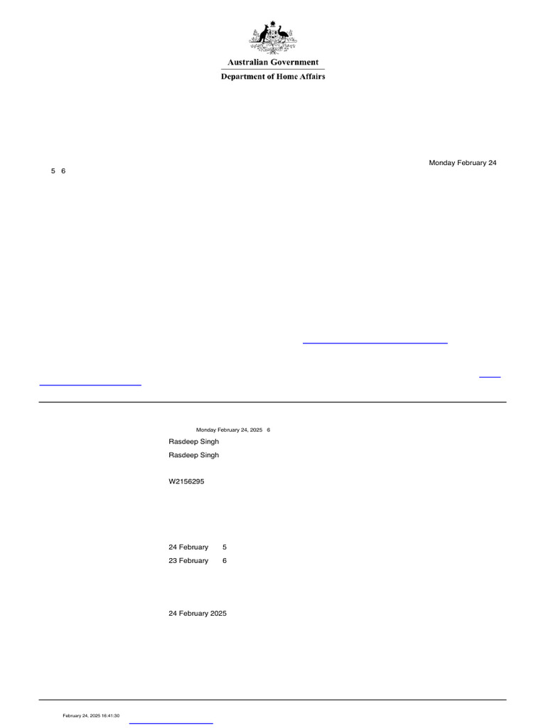 VEVO Visa Details Check - RasdeepSingh | PDF | Travel Visa | Government ...