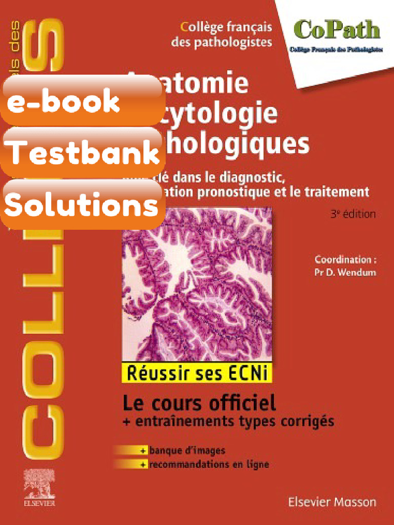 eBook & Testbank Anatomie Et Cytologie Pathologiques Copath | PDF ...