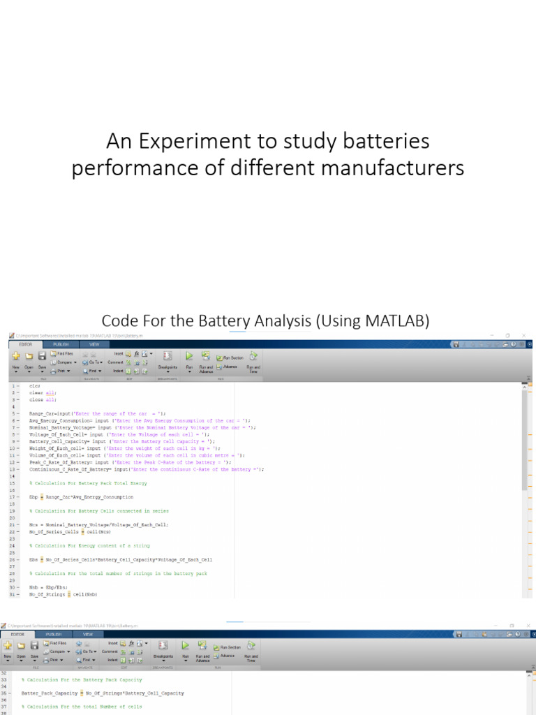 Battery Parameters Experiment Li-Ion | PDF